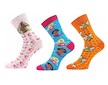 Dětské ponožky Boma 3 páry (kocka1205) - barevná