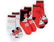 Dětské ponožky Minnie 3 páry (em9806) - červeno-bílá