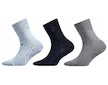 Dětské ponožky Romsek 100% bavna, 3 páry (Ro8877) - modro-šedá