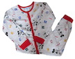 Dětské pyžamo, overal Mickey Mouse (EM7682) - šedo-červená