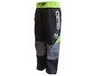 Dětské zateplené softhellové kalhoty Kugo (HK2621M) - černo-zelená