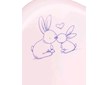 Dětský nočník s poklopem Bunny růžový