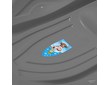 Dětský sáňkovací kluzák Mušle Baby Mix PREMIUM KOMFORT 80 cm šedý