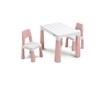 Dětský set stoleček se 2 křesílky Toyz MONTI pink - Růžová