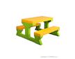 Dětský zahradní nábytek - Stůl a lavičky - Žlutá