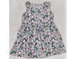 Dívčí bavlněné šaty s motýlky HaM vel. 98 - Bílá