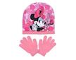 Dívčí čepice a rukavice Minnie (Hs 4050) - Růžová
