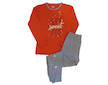 Dívčí dorostové pyžamo Wolf (S2153D) - oranžová
