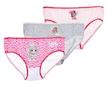 Dívčí kalhotky LOL 3 ks (Hu3010) - růžovo-šedá