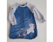 Dívčí kojenecké šatičky s jednorožcem Next vel. 86 - Modrá