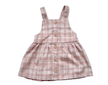 Dívčí kojenecké šaty vel. 68 - hnědo-bílá