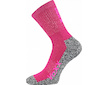 Dívčí ponožky Locik Voxx (Bo4244a) - tm. růžová