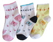 Dívčí  ponožky Sockswear 3 páry  (56272) - bílo-barevná