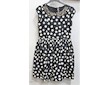 Dívčí puntíkované šaty Next, vel. 140 - šedá bílá