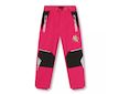 Dívčí softshellové kalhoty Kugo bez zateplení (HK2871a) - Růžová
