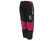 Dívčí softshellové kalhoty Kugo zateplené (HK5619a) - černo-růžová