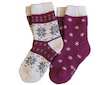 Dívčí teplé ponožky Sockswear s vlnou (57502a) - vínová