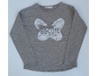 Dívčí tričko Tex s motýlkem, vel. 116 - šedá