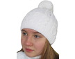 Dívčí zimní čepice Dráče (DR911) - Bílá