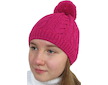 Dívčí zimní čepice Dráče (DR911) - Růžová