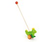 Dřevěná jezdící hračka Viga dinosaurus - Zelená