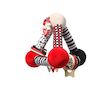 Edukační hračka Baby Ono pyramida Tiny Yoga red - Červená