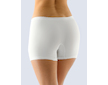 GINA dámské boxerky delší nohavička, kratší nohavička, bezešvé, klasické, jednobarevné Bamboo Cotton 03009P  - bílá  L/XL