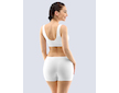 GINA dámské boxerky delší nohavička, kratší nohavička, bezešvé, klasické, jednobarevné Bamboo PureLine 03013P  - bílá  L/XL