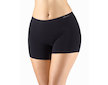 GINA dámské boxerky delší nohavička, kratší nohavička, bezešvé, klasické, jednobarevné Eco Bamboo 03018P  - černá  L/XL - černá
