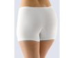 GINA dámské boxerky delší nohavička, kratší nohavička, bezešvé, klasické, jednobarevné Natural Bamboo  03015P  - bílá dunaj L/X