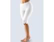 GINA dámské capri, šité, klasické, jednobarevné  95001P  - bílá  XL