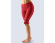 GINA dámské capri, šité, klasické, jednobarevné  95001P  - třešňová  XL