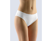 GINA dámské kalhotky bokové - brazilky, šité, jednobarevné Disco XIV 16137P  - bílá  46/48 - Bílá
