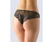 GINA dámské kalhotky bokové - brazilky, šité, s krajkou, jednobarevné La Femme 2 16101P  - černá  34/36