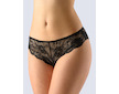 GINA dámské kalhotky bokové - brazilky, šité, s krajkou, jednobarevné La Femme 2 16101P  - černá  38/40 - černá