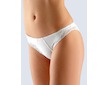 GINA dámské kalhotky bokové - RIO, šité, s krajkou, jednobarevné Romantic I 16016P  - bílá  34/36