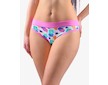 GINA dámské kalhotky bokové se širokým bokem, širší bok, šité, s potiskem Disco XVII 16169P  - pink atlantic 38/40 - pink atlantic