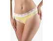 GINA dámské kalhotky bokové se širokým bokem, širší bok, šité, s potiskem Disco XVIII 16178P  - šampaň maracuja 38/40 - šampaň maracuja