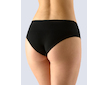 GINA dámské kalhotky francouzské, bezešvé, bokové, jednobarevné Bamboo Cotton 04019P  - černá višňová S/M