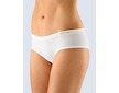 GINA dámské kalhotky francouzské, bezešvé, bokové, jednobarevné MicroBavlna 04004P  - bílá  M/L