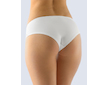 GINA dámské kalhotky francouzské, šité, bokové, s krajkou, jednobarevné Delicate 14104P  - bílá  34/36