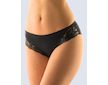 GINA dámské kalhotky francouzské, šité, bokové, s krajkou, jednobarevné La Femme 2 14139P  - černá  38/40 - černá