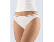 GINA dámské kalhotky klasické s úzkým bokem, úzký bok, bezešvé Bamboo Cotton 00024P  - bílá višňová S/M