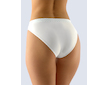 GINA dámské kalhotky klasické s úzkým bokem, úzký bok, bezešvé Bamboo Dots 00033P  - purpurová bílá S/M