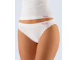 GINA dámské kalhotky klasické s úzkým bokem, úzký bok, bezešvé Bamboo Natural 00029P  - bílá purpurová L/XL - bílá purpurová