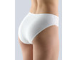 GINA dámské kalhotky klasické s úzkým bokem, úzký bok, šité, s krajkou, jednobarevné Delicate 10190P  - bílá  38/40