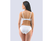 GINA dámské kalhotky klasické s úzkým bokem, úzký bok, šité, s krajkou La Femme 2 10202P  - bílá  42/44