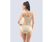 GINA dámské kalhotky klasické, širší bok, bezešvé Bamboo Cotton 00023P  - tělová bílá L/XL