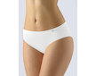 GINA dámské kalhotky klasické, širší bok, bezešvé, jednobarevné Bamboo Soft 00047P  - bílá  M/L