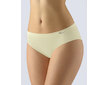GINA dámské kalhotky klasické, širší bok, bezešvé, jednobarevné Bamboo Soft 00047P  - vanilková  L/XL - vanilková